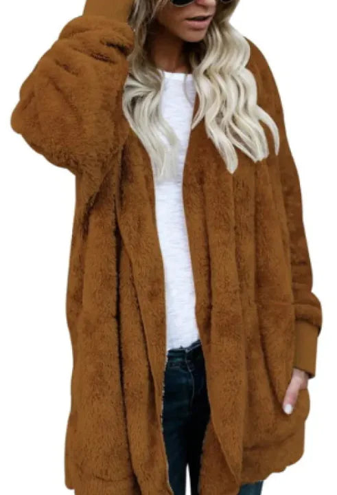 Women's Plush Warm Cotton Coat